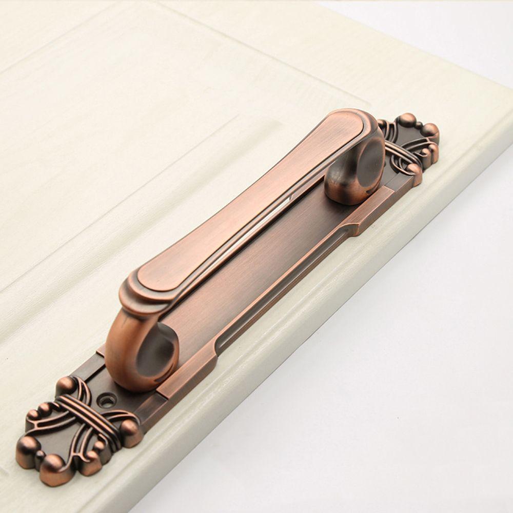 Античная медь Напротив двери Деревянная дверь Ретро ручки Дверная ручка Мебельная ручка Дверные ручки