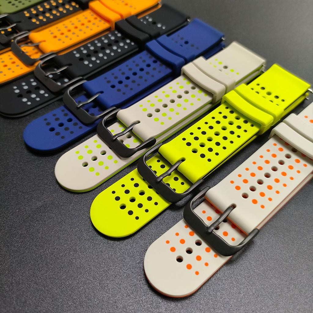 22mm Silicone Watch Strap For POLAR Vantage M3 M2 M V3 Sports Band For POLAR Grit X X2 Pro Titan Bracelet Replacement Wristband