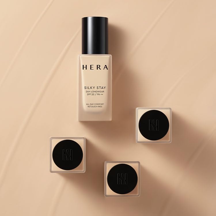 Hera Тональный крем Silky Stay 24H Long Wear Foundation EX 30г 23N1 Бежевый