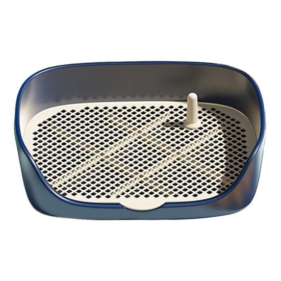 Pet Dog Toilet Portable Pet Lavatory with Protection Wall Potty Training Toilet with Grille Litter Box for Cat Puppy Small Medium Dogs