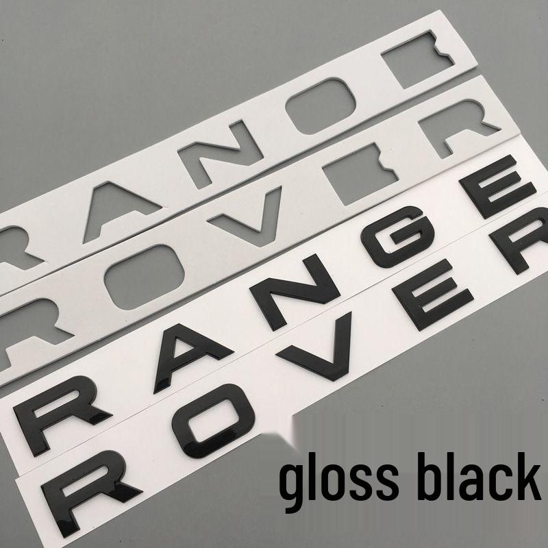 Передние и задние буквы Land Rover и эмблема RANGE ROVER на капоте для Range Rover Sport и Evoque