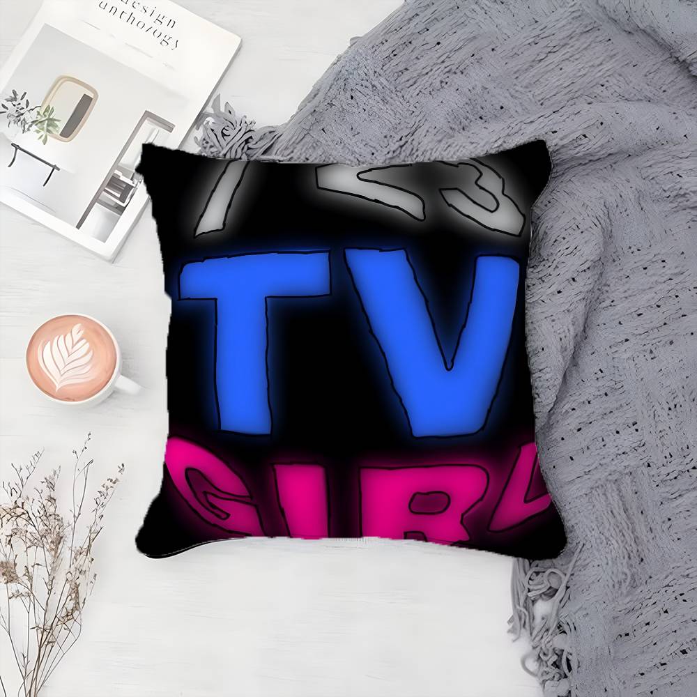 Горячая T-TV Девушка-MT Кому Действительно Не Все Равно Наволочка с Принтом Наволочка Гостиная Диван Подушка Чехол Декор Комнаты Спальни