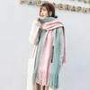 Scarf Female Winter Korean Version of All-match Autumn and Winter Students Cute Thickening Couple Shawl Ladies Bib