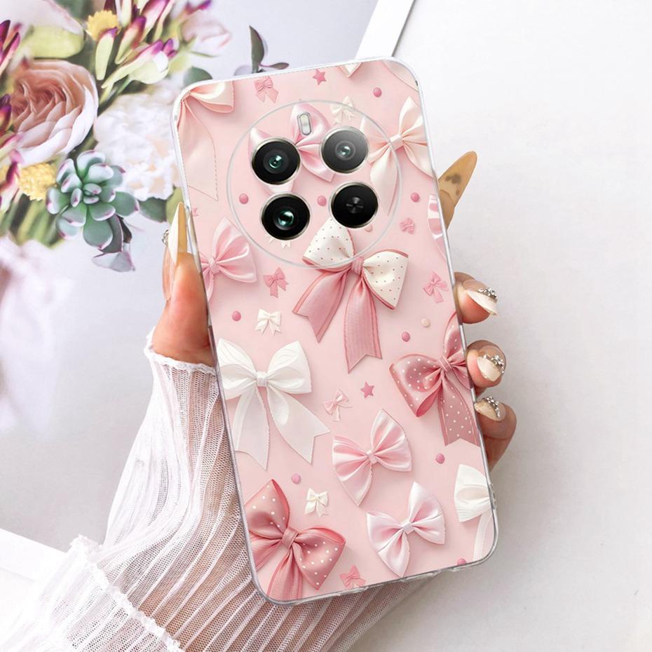 Милый Чехол с Принтом для Realme 12 Pro+ / 12 Pro Мягкий Силиконовый TPU Чехлы для Realme 12Pro Plus 5G Чехлы-Бамперы