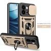 Противоударный бронированный жесткий чехол 13T для Oneplus 13T 13S 5G матовый чехол со сдвижной защитой камеры, подставкой и кольцом-держателем, пластиковый чехол