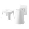 Yamazaki Jitsugyo Magnetic Bath Chair SH25 White Approx. W33 x D26.5 x H25.5cm (Seat: Approx. H25cm) Tower Breathable and easy to dry