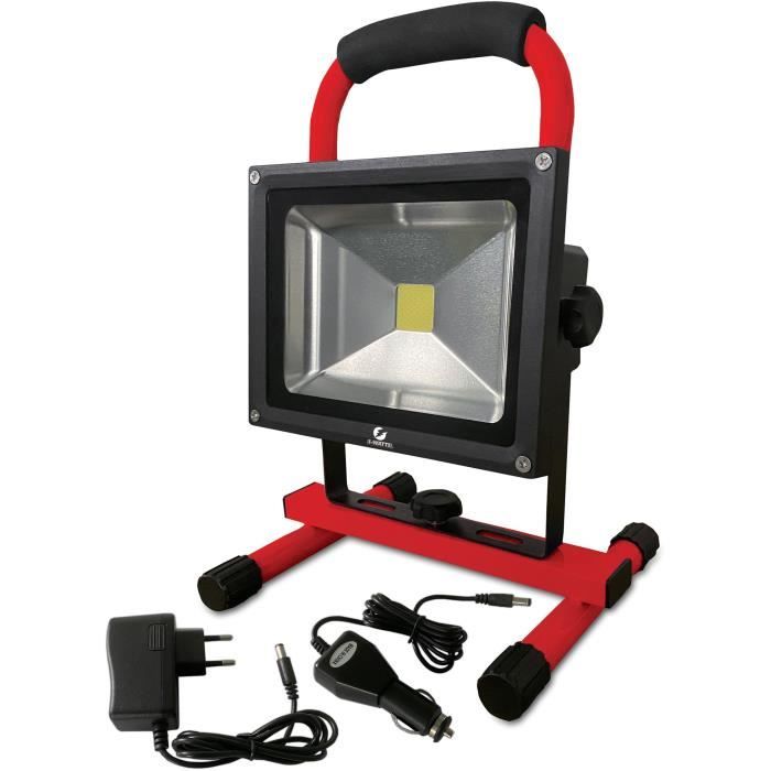 Projecteur Led rechargeable - I-Watts - I-SPR20W-1400 - 20 W - 1400 lumens - Angle d'éclairage 120°