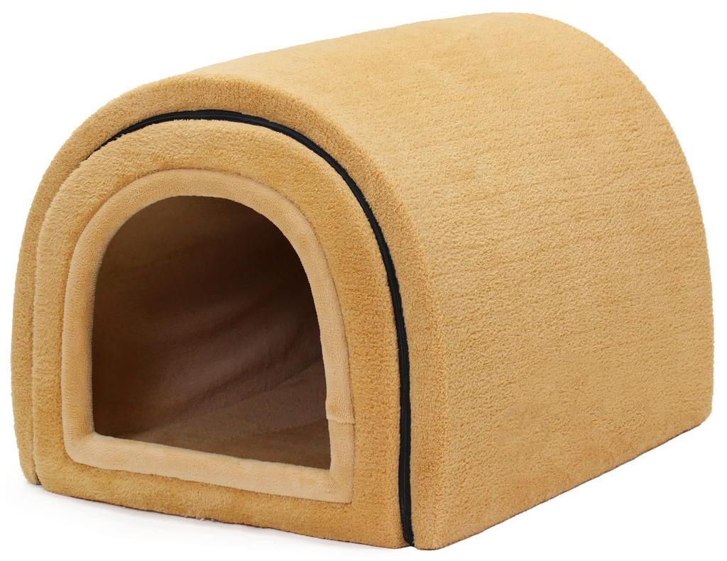 PetStyle кровать для собак и кошек, купольный домик, коврик для домашних животных, зимняя складная подстилка для домашних животных, моющийся домик для кошек, собачий домик для дома, зимний пушистый, теплый, стильный куполообразный домик для домашних животных