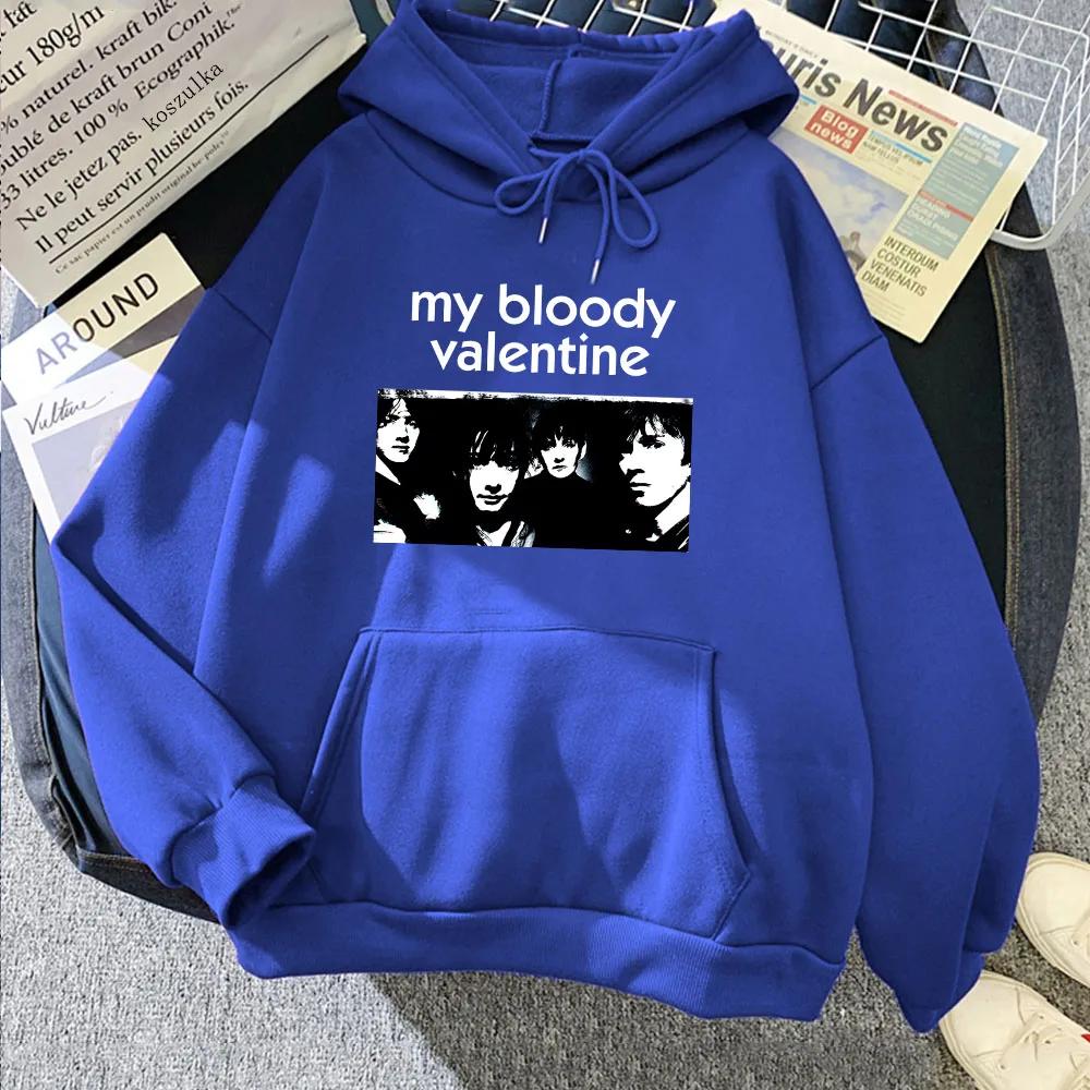 Худи Rock Band My Bloody Valentine Женская одежда Толстовки Мягкие толстовки с капюшоном Одежда с длинным рукавом
