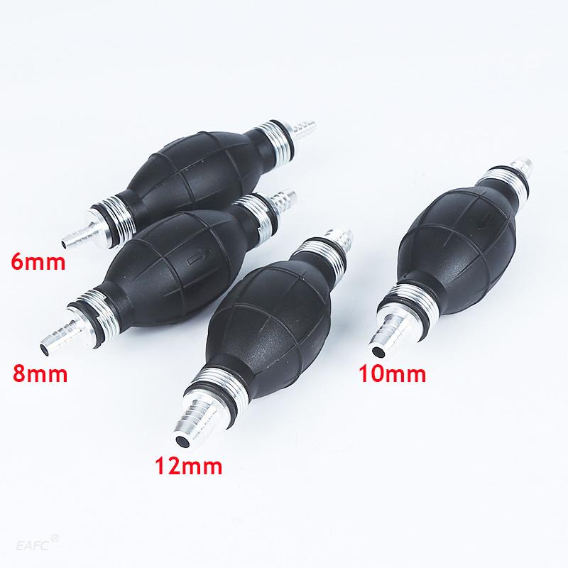 1pcs Hand Fuel Pump Manual Oil Pump Fuel Gas Petrol Transfer Tool Primer Bulb All Fuels For Car Boat Marine Outboard 6/8/10/12mm