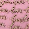 Rustic DIY Craft Chic Valentine's Day Crafts Accessories Wooden Love Letters Table Scatter
