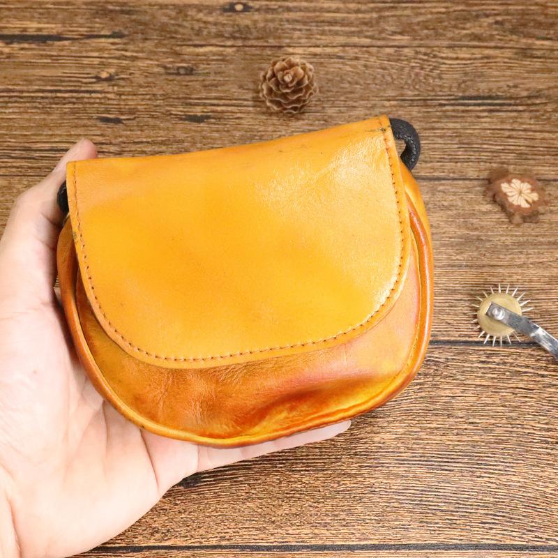 Spring and Summer New Trendy Bag with A Stylish Half Circle Texture, Saddle Bag, Versatile Single Shoulder Crossbody Bag