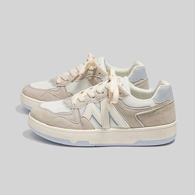 Кремовые женские повседневные кроссовки Cortez в корейском стиле в стиле ретро, ​​новые летние женские туфли для папы