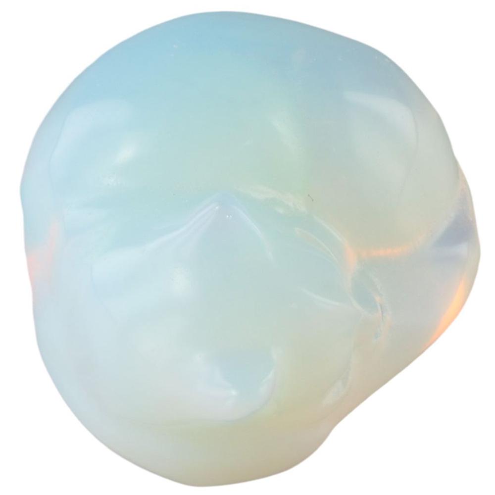 Semi-precious Stone Cat Statue Obsidian/Opal Sleeping Cat Statue Crystal Sleeping Cat Home