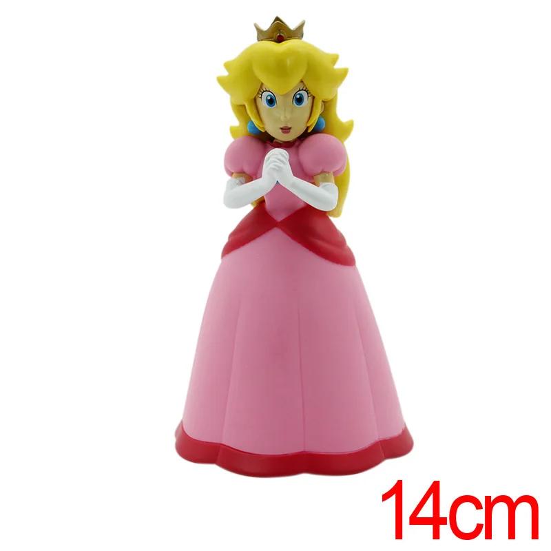 13cm Super Plumber Series PVC Action Figures Mario Luigi Yoshi Bowser Character Model Dolls Collectible Toys