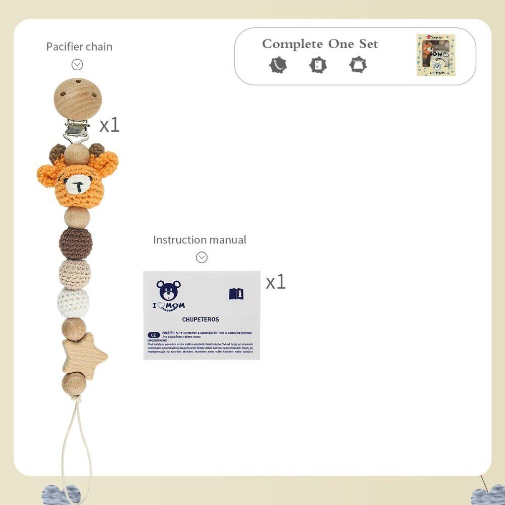 Детская цепочка для соски, вязаные крючком животные, зажимы для соски, держатель для соски, зажимы для детских прорезывателей, игрушки, ремни