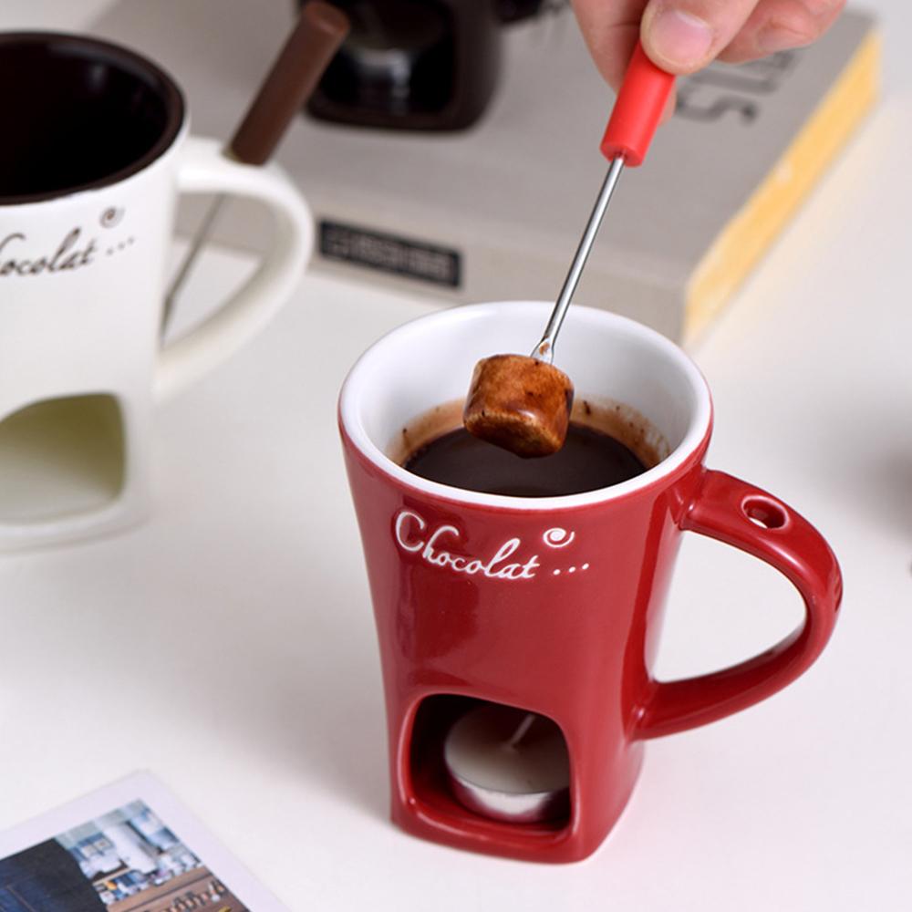 130 мл кружка для фондю, чашка для плавления шоколада, кофейная чашка, горшок для плавления масла для десерта, домашняя годовщина, день рождения, кухонная техника