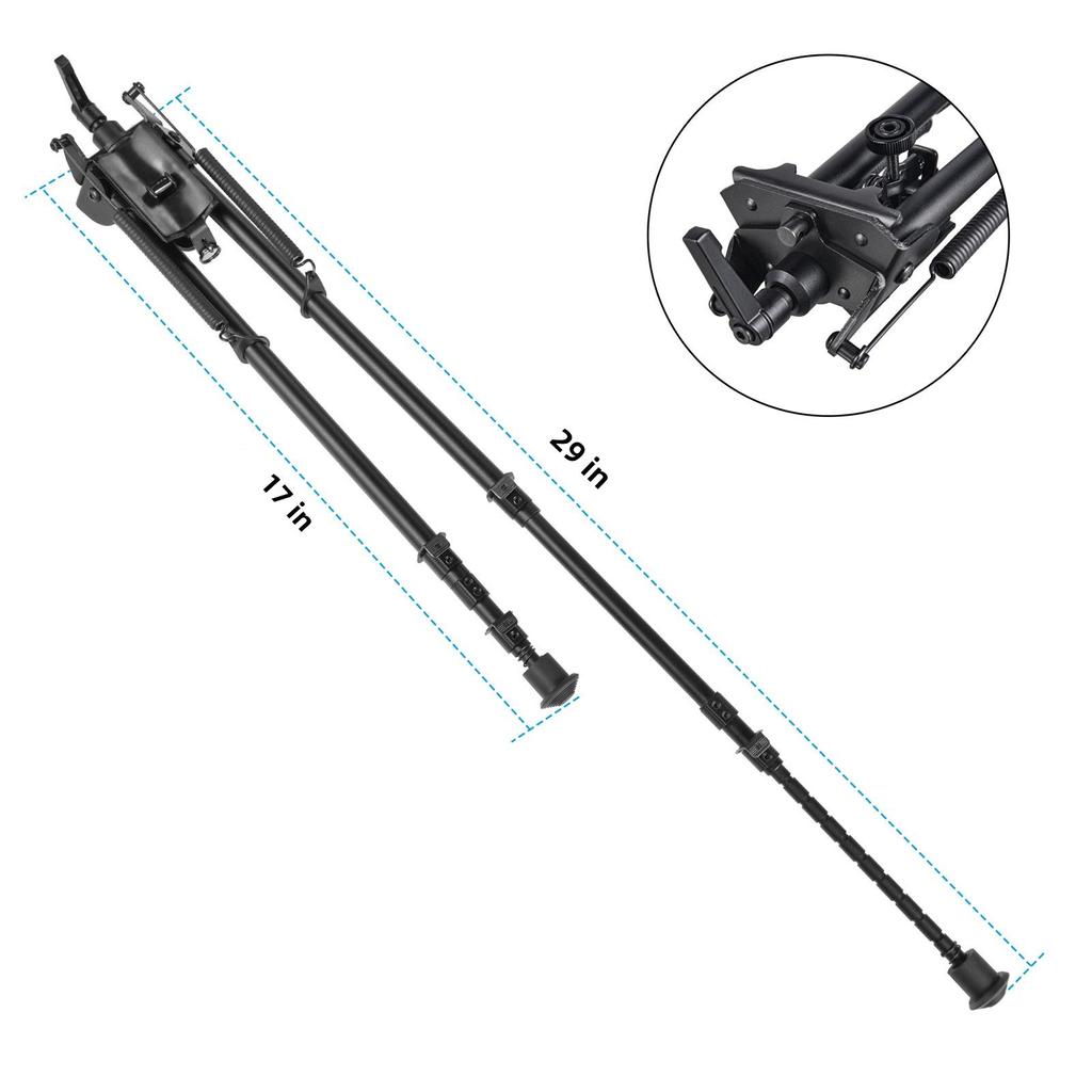 15-27'' выдвижная сошка Harris Style с поворотным механизмом наклона и рычагом Podloc для охоты