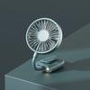 Mini Handheld Clip-on Fan With 3 Speed Levels Brushless Motor 1-3h Battery Life Cooling Function Green