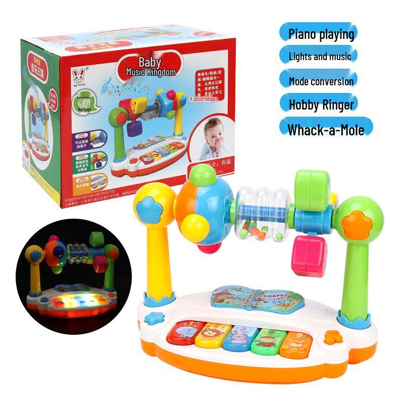 Multifunctional Baby Electronic Keyboard with Lights - Early Education and Singing Musical Instrument