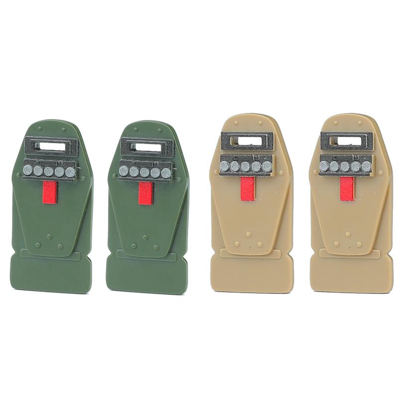 Городские Армейские Фигурки Строительные Блоки Армия России Солдаты Оружие Специальная Боевая Форма Щит Боевые Жилеты Щиты Кирпичные Игрушки