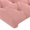 Tête de lit - Maison Exclusive - Velours doux - 100 x 7 x 118/128 cm - Hauteur réglable