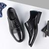 Men's Patent Leather Business Casual Formal Wear Korean Version Of The British Pointed Men's Leather Shoes