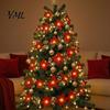 Seasonal Decorative Flower Garland Christmas Poinsettia with Light, 78/118 Inch Lighted Artificial Indoor Outdoor Holiday Floral Decoration