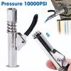 Automobile Grease Gun Coupler Mini Manual Pump Head 10000PSI Syringe Lubrication Nozzle Oil Filling Tool Grease Injector Nipple