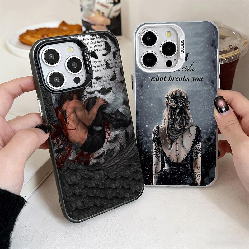 Acotar A Court of Mist and Fury Мягкий чехол для телефона для iPhone 15 16 17 Pro Max 17Air 16E 14 Plus 13 12 Mini Ударопрочный чехол Задняя часть S