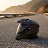Full Face | Washable Liner, DOT Certified, Adventure Helmet with Peak, for unpaved terrain L B