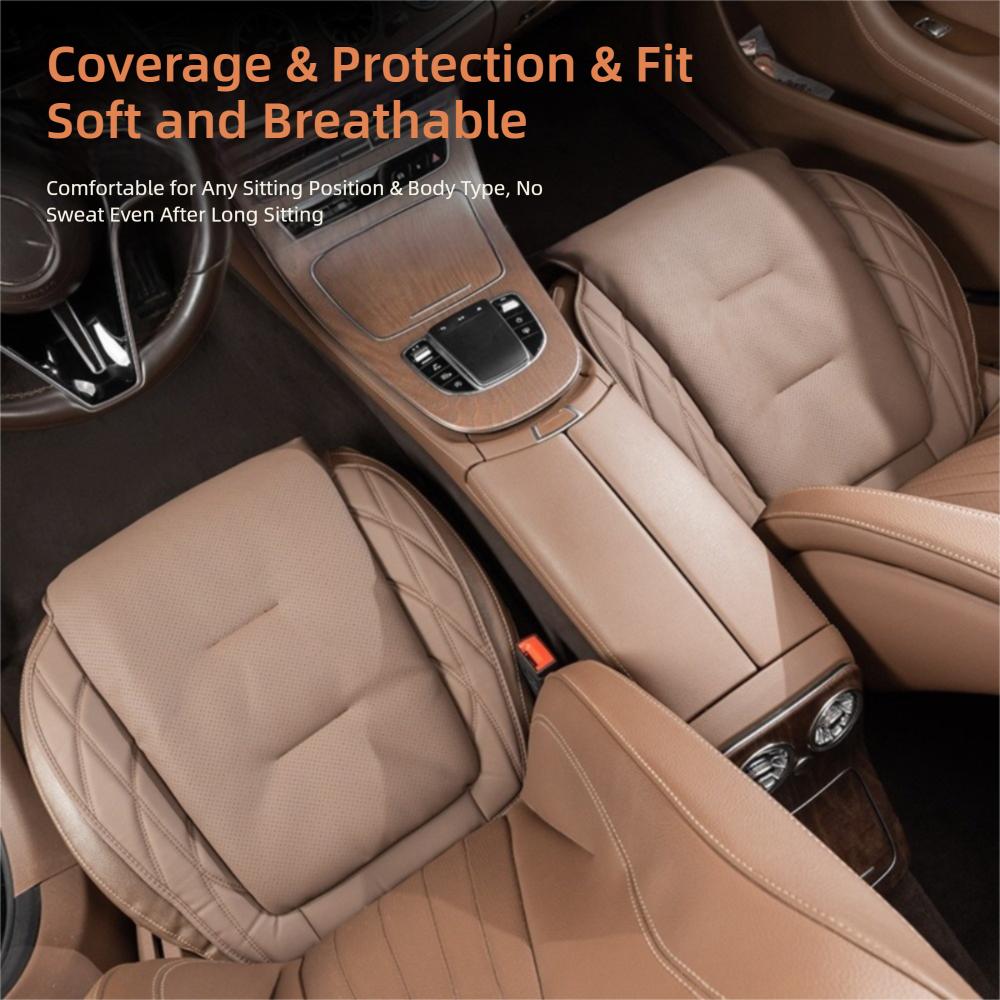 PU Leather Car Seat Cover Breathable Seat Protection Pad Car Interior Accessories