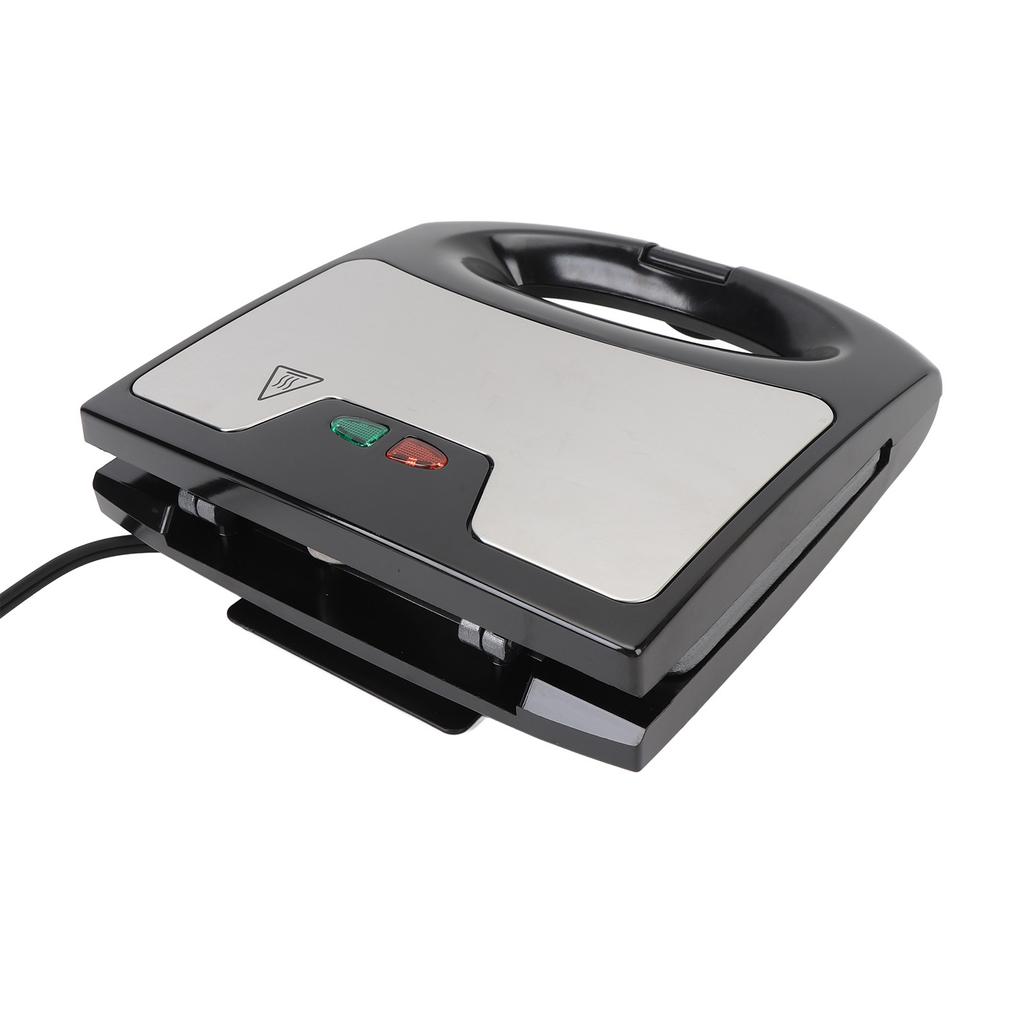 Электрический пресс для сэндвичей с безопасной ручкой, антипригарный, алюминиевый, для вафель Sna