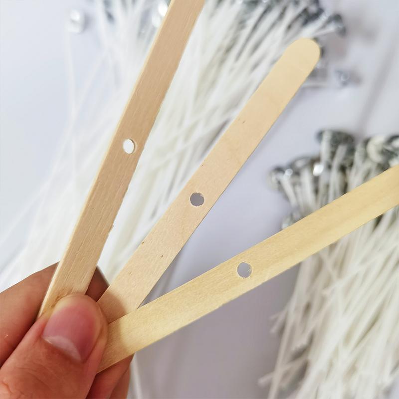 53 шт. держатель для фитилей для свечей, вощеный хлопковый фитиль, набор с подставкой, оригинальные бездымные фитили для свечей, соевое масло, восковая сердцевина, тканое изготовление