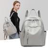 Backpack Women's Trend Pu Soft Leather Women's Bag College Style Leisure Travel Bag