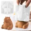 Милая силиконовая форма Capybara, мультяшное животное, молочное желе, пудинг, силиконовая форма для дома, кухни, выпечки, аксессуаров для вечеринки, ресторана