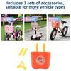 Multicolors Children Kids Basket Plastic Student Front Basket  Bike Accessories