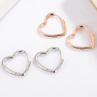 Корейская версия женских сережек Temperament Hollow Love, серьги Sweet Peach Heart от Ins Niche Design Sense