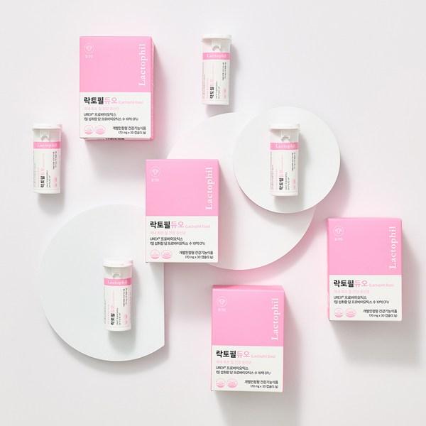 Lactophil Duo Vaginal Lactobacillus, 30 Tablets, 1 Unit, Korean Essential Health Food