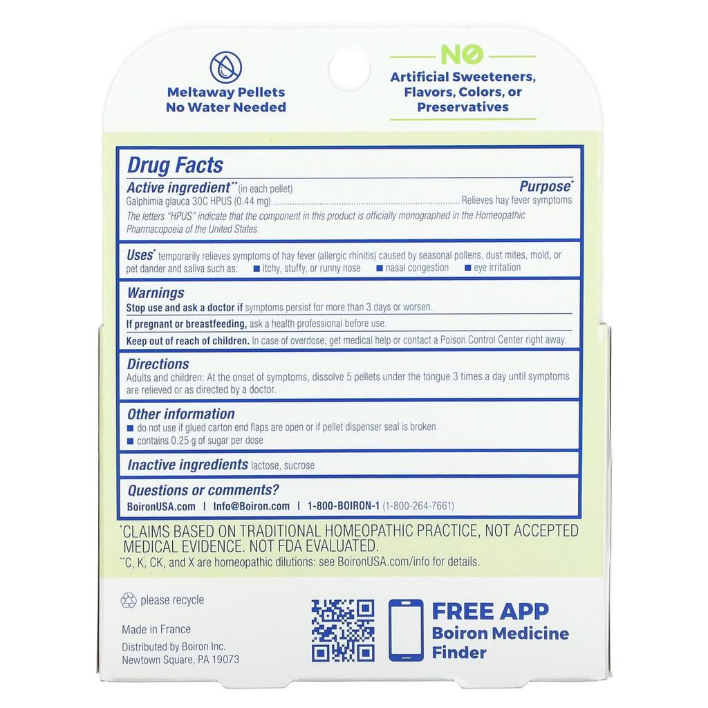 Galphimia Melting Pellets, 3 Tubes, 80 Pellets Each