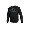 Casual Sports Crew Neck Sweatshirt Men Tops Black GQ6200