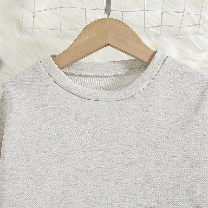 Новый комплект одежды для девочек на весну: Короткий топ без рукавов + однотонные повседневные брюки, комплект из 2 предметов