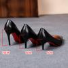Fashion Classic Black Stiletto Heels Pumps Women 2024 Spring Patent Leather Office Shoes Woman Plus Size 43 Pointed Toe High Heels Shoes