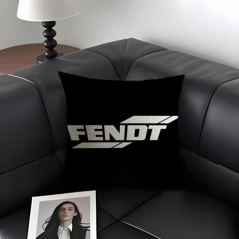 Роскошная наволочка F-Fendt Летняя дышащая льняная органическая ткань Двусторонняя печать Наволочка для диванной подушки Домашний декор
