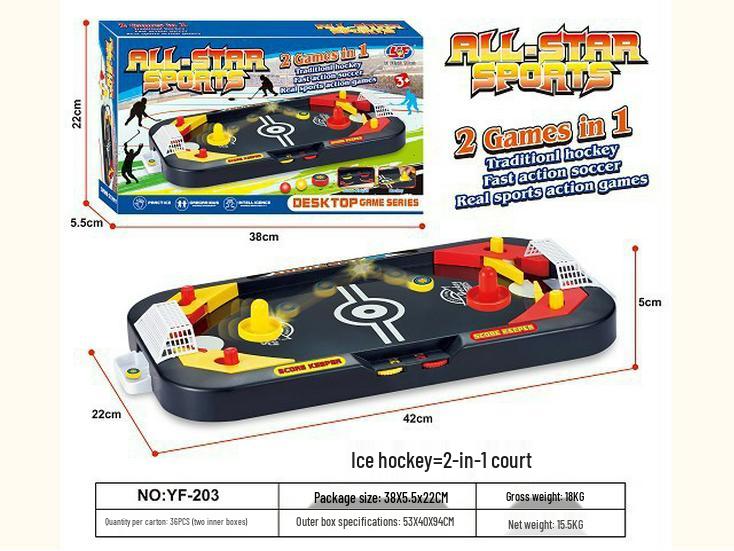 Детская настольная игра в хоккей и керлинг - Интерактивная спортивная игрушка для родителей и детей