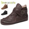 Женские летние удобные повседневные ботильоны из натуральной кожи Love Ycodo