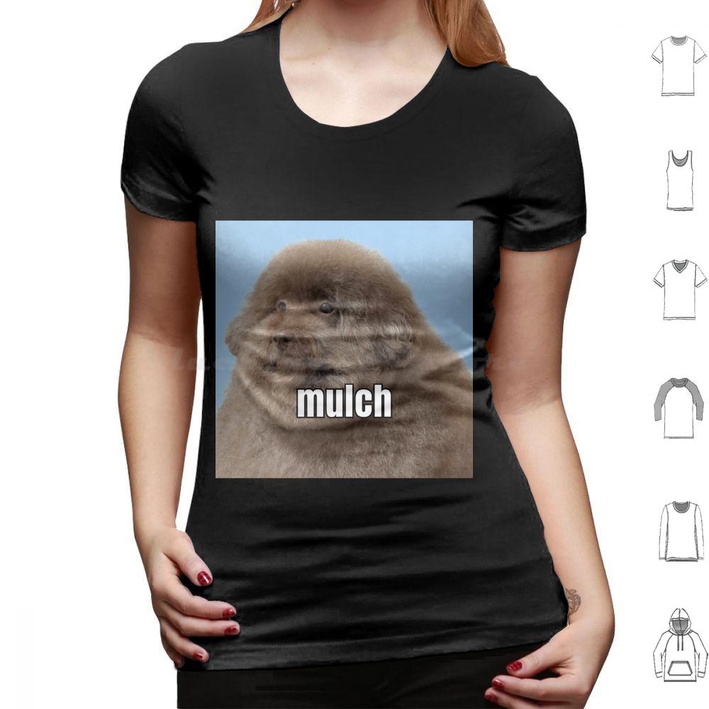 Mulch Dog T Shirt Big Size 100 Cotton Mulch Gang Mulch Gang For Life Mulch Dog Mulch Dog Meme Dog Eating Mulch Meme Meme Funny