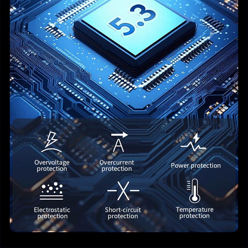 Автомобильное зарядное устройство Bluetooth 4 в 1, многофункциональное зарядное устройство, удобный в использовании адаптер для зарядки Type-C с цифровым дисплеем и выдвижным кабелем для iPhone