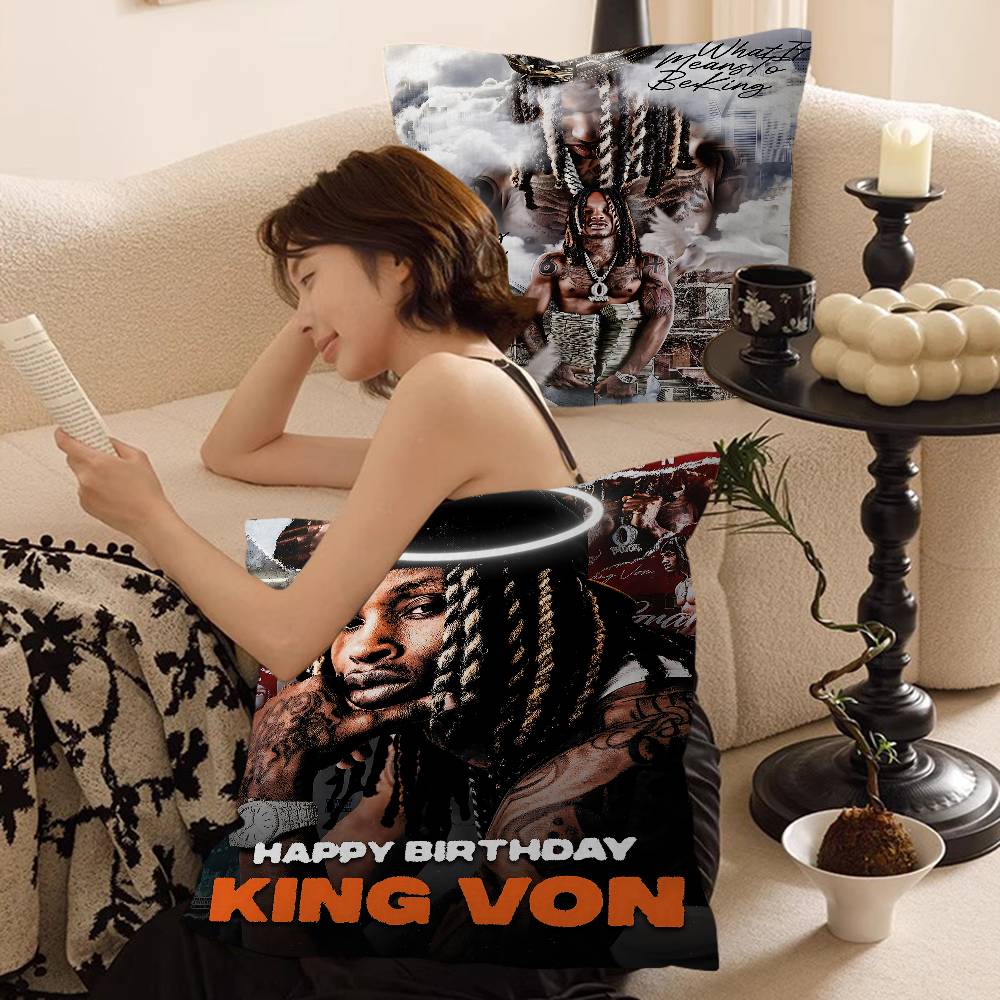 K-King Рэпер Von Наволочка Чехол для диванной подушки Декор для дома Детский подарок