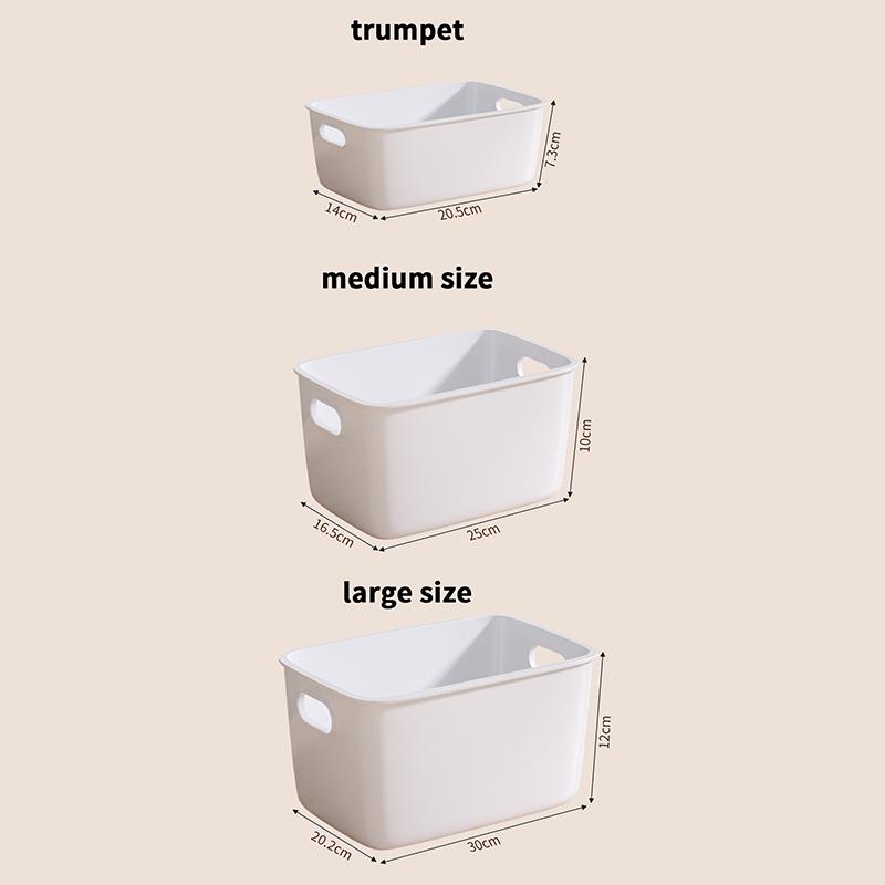 Настольный ящик для хранения, общежитие, мелочи, пластиковый ящик для хранения косметики, ванная комната, кухня, корзина для сортировки и хранения, контейнеры